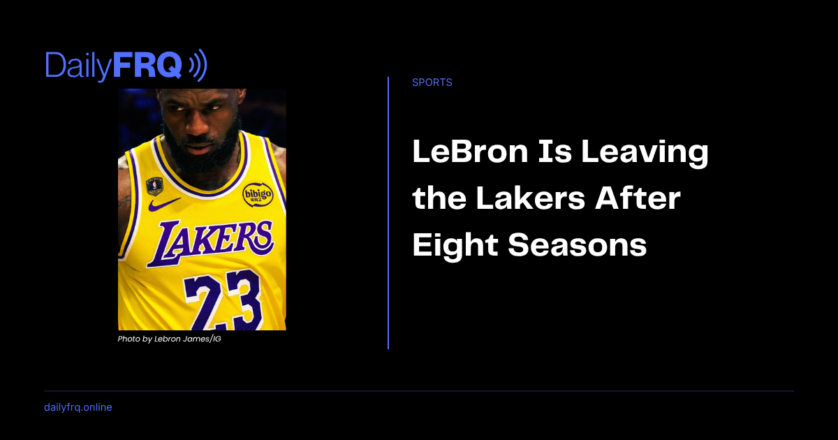 LeBron Is Leaving the Lakers