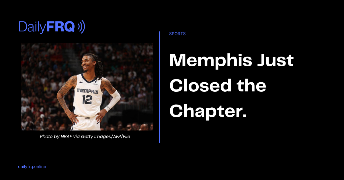 Memphis Just Closed the Chapter