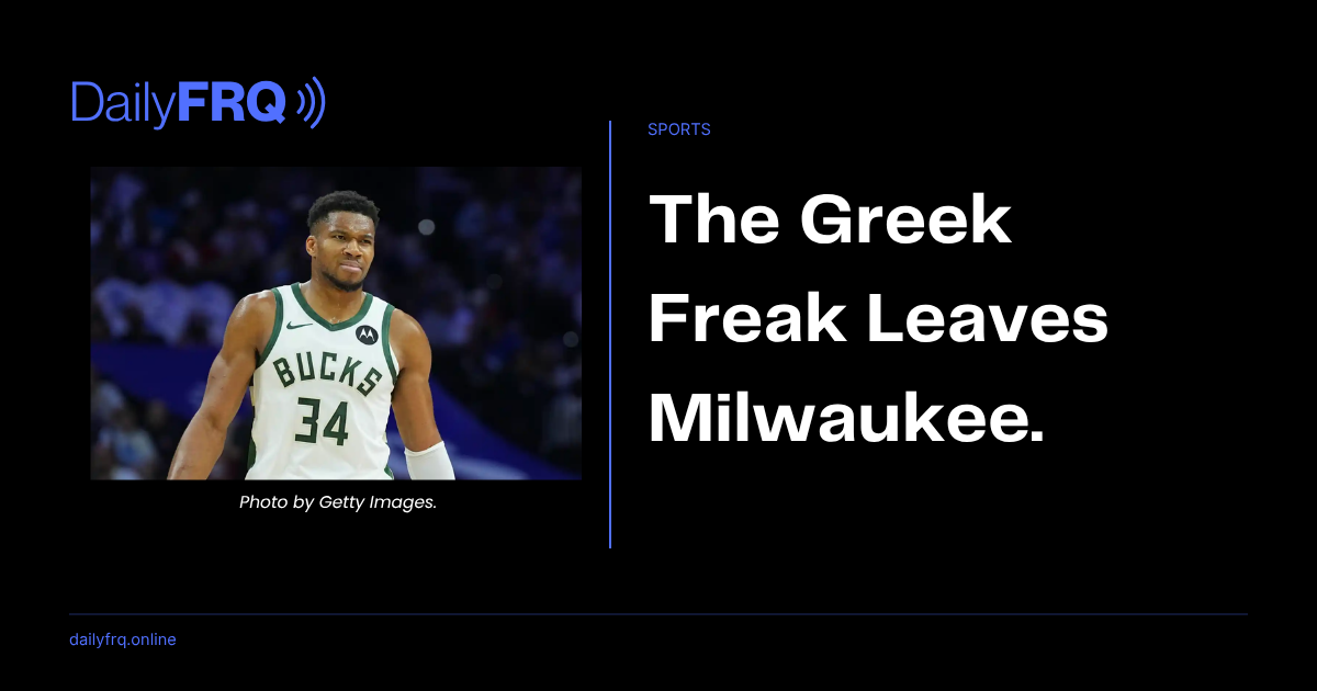 The Greek Freak Leaves Milwaukee