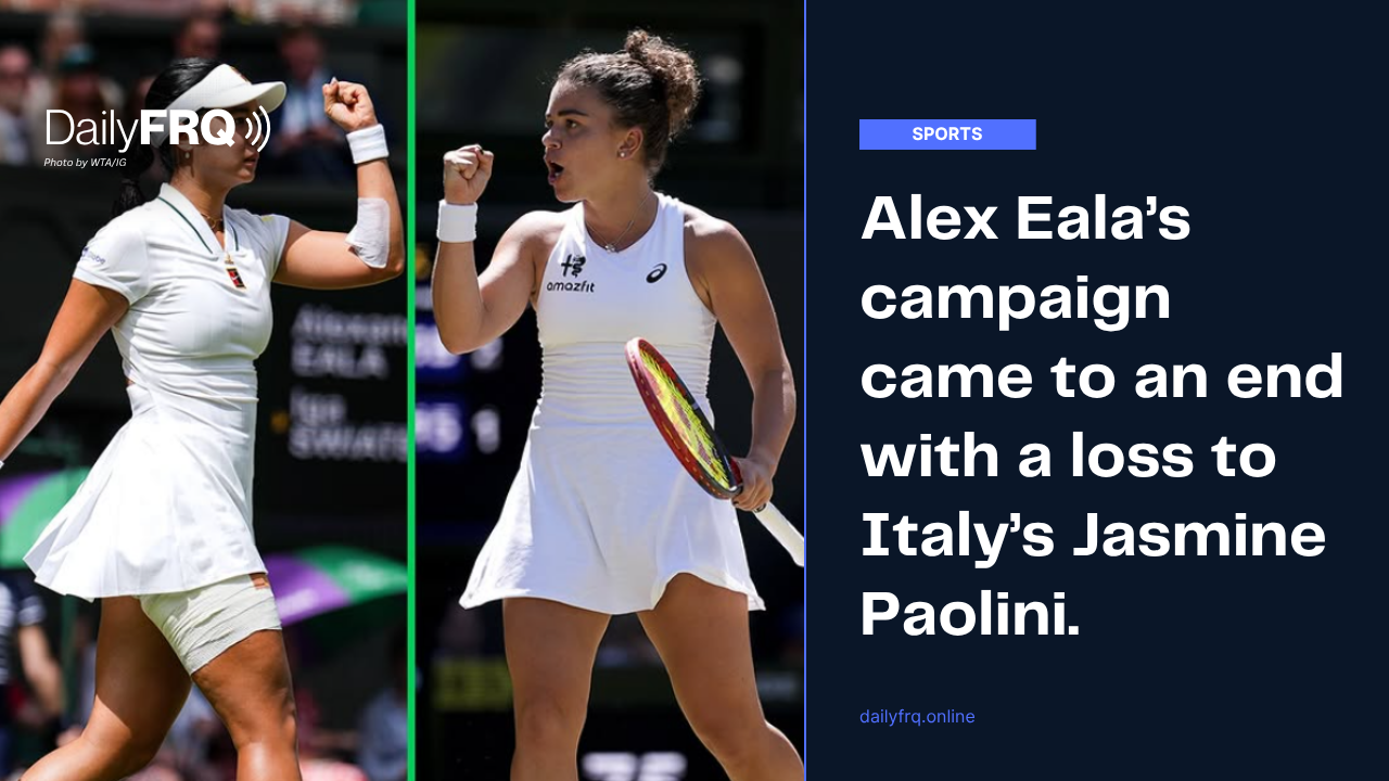 Alex Eala’s Wimbledon campaign came to an end with a loss to Italy’s Jasmine Paolini.
