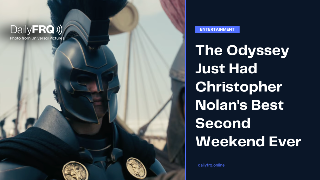 The Odyssey Just Had Christopher Nolan’s Best Second Weekend Ever