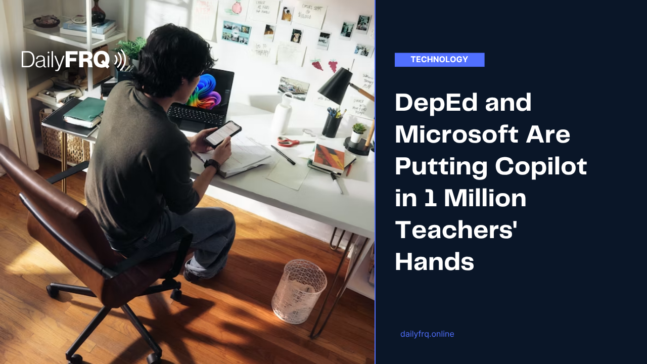 DepEd and Microsoft Are Putting Copilot in 1 Million Teachers’ Hands