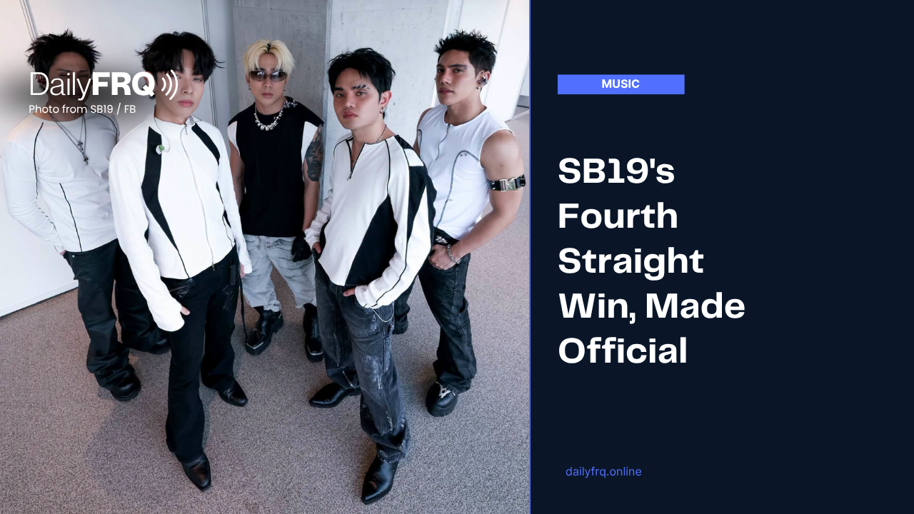 SB19’s Fourth Straight Win, Made Official