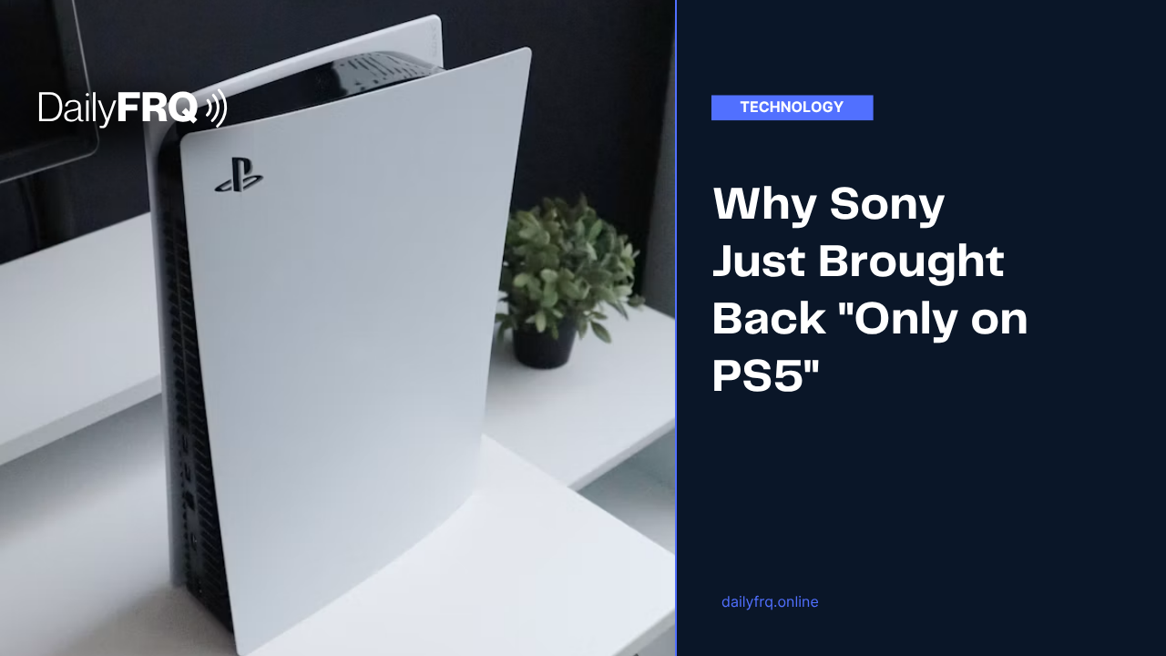 Why Sony Just Brought Back “Only on PS5”