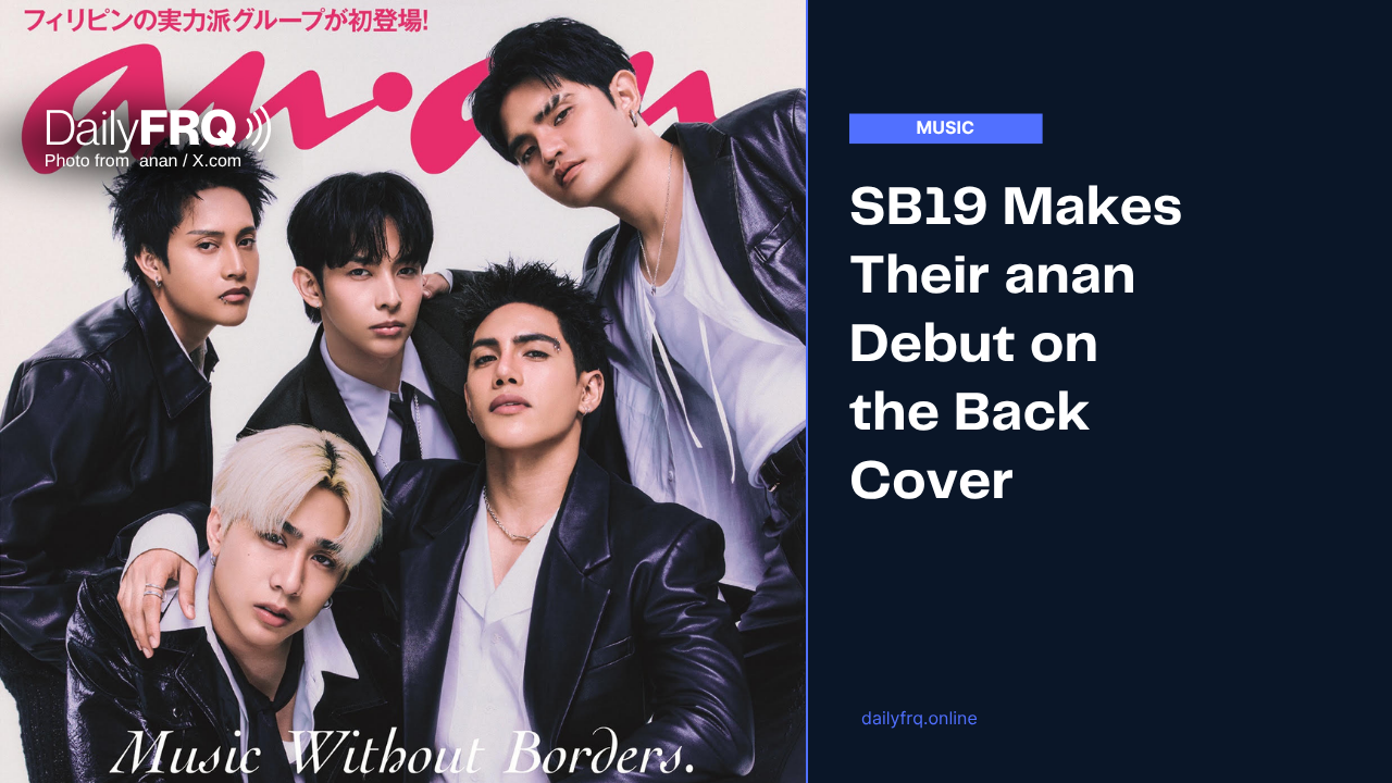 SB19 Makes Their anan Debut on the Back Cover