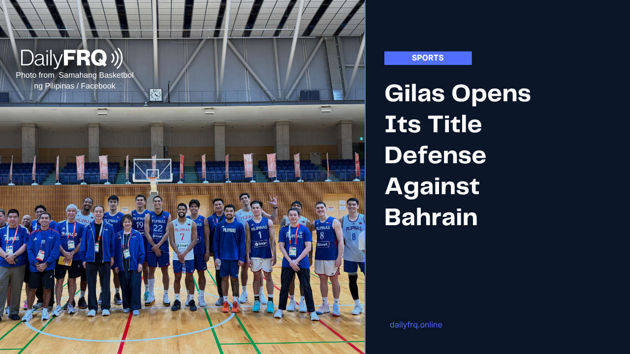 Gilas Opens Its Title Defense Against Bahrain