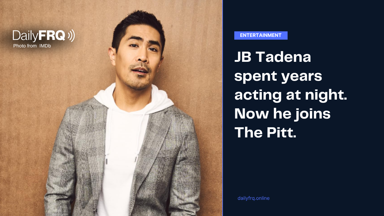 JB Tadena spent years acting at night. Now he joins The Pitt.