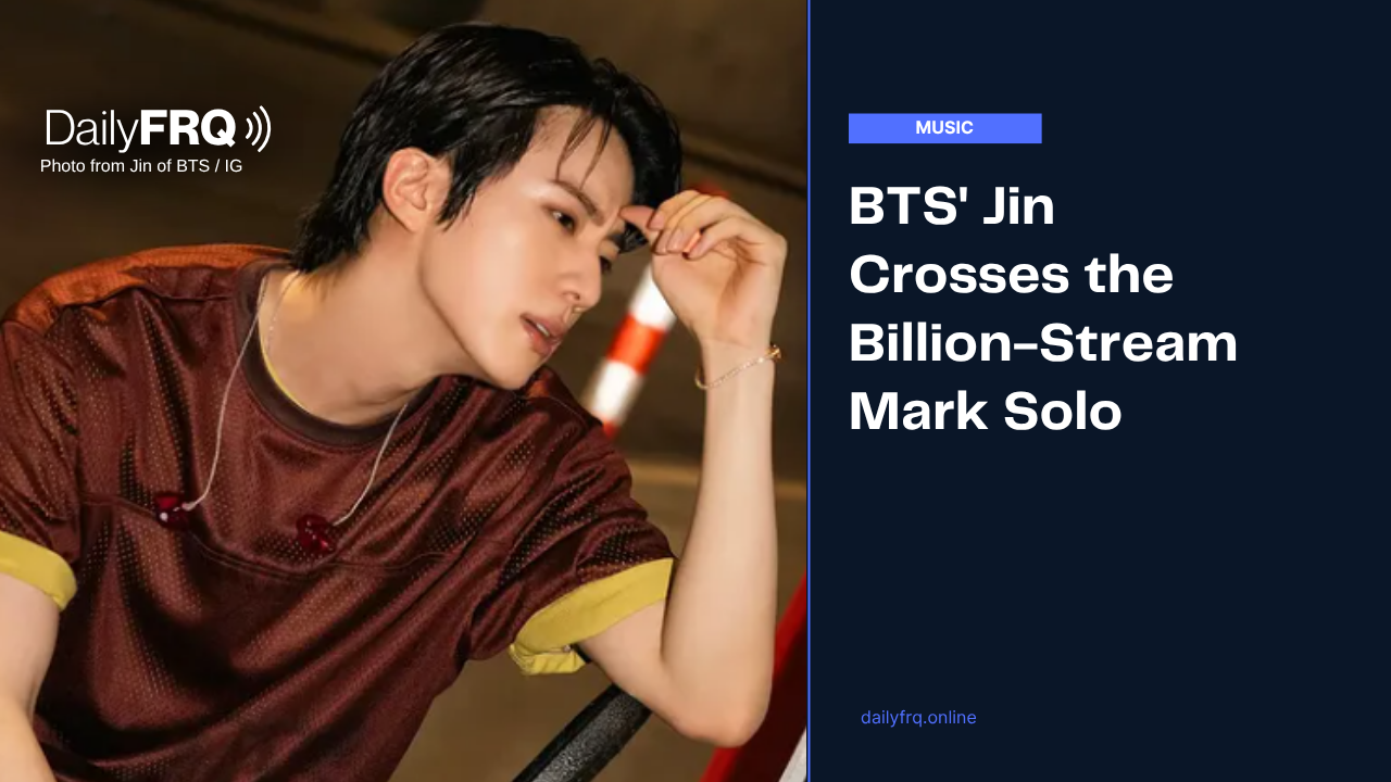 BTS’ Jin Crosses the Billion-Stream Mark Solo