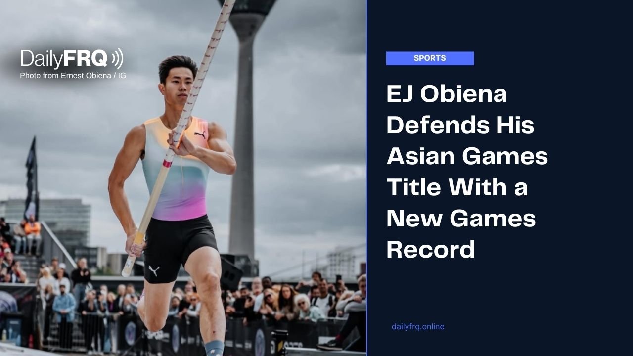 EJ Obiena Defends His Asian Games Title With a New Games Record