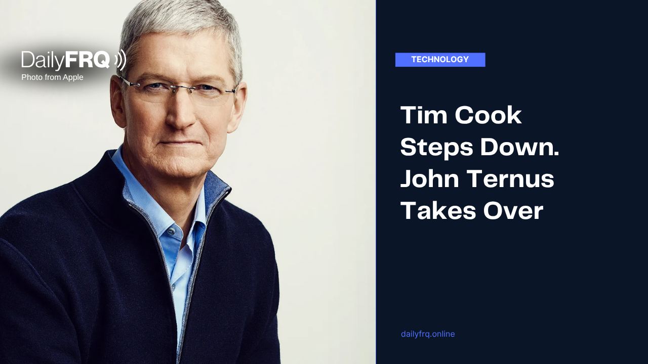 Tim Cook Steps Down as Apple CEO