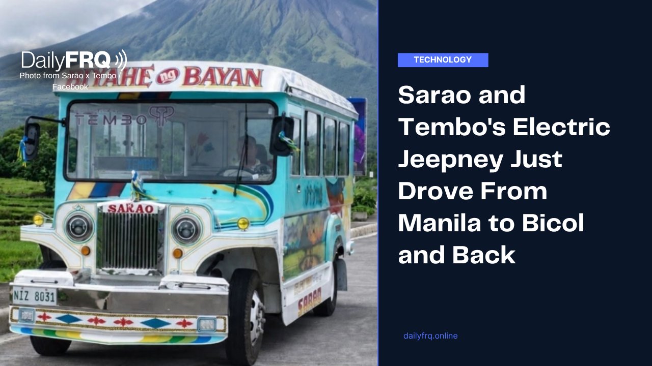 Sarao and Tembo’s Electric Jeepney Just Drove From Manila to Bicol and Back