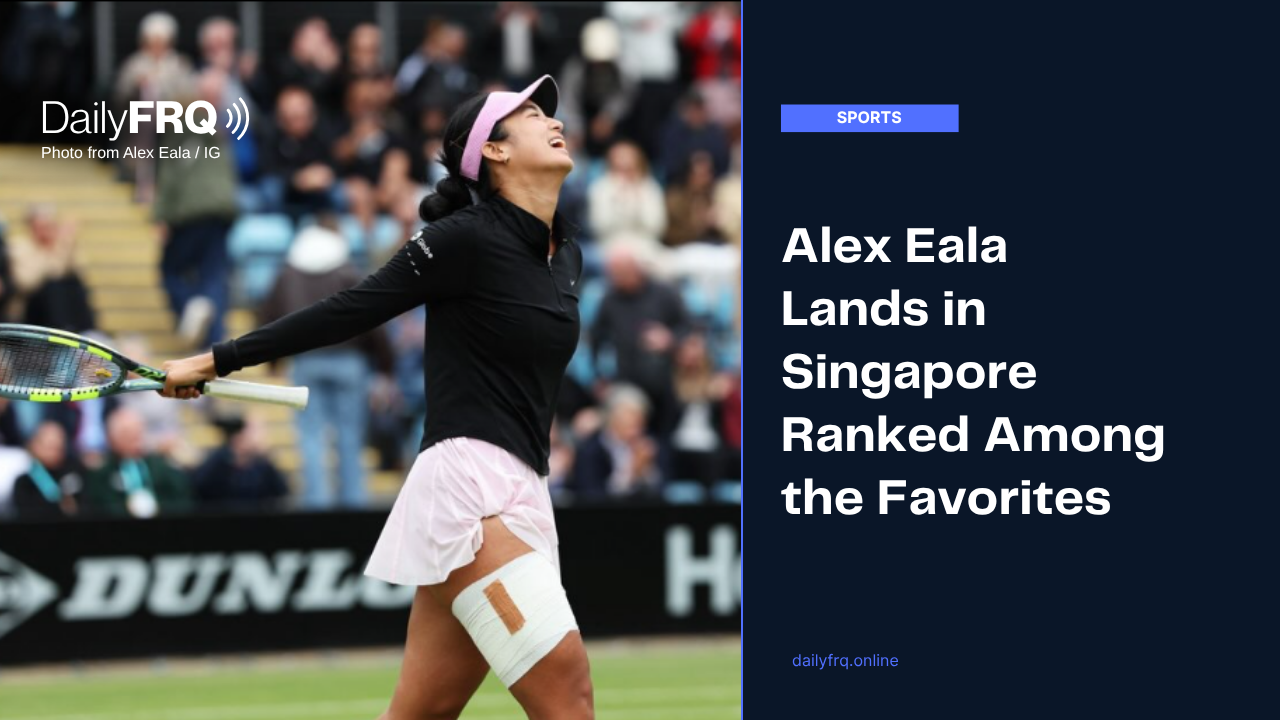 Alex Eala Lands in Singapore Ranked Among the Favorites