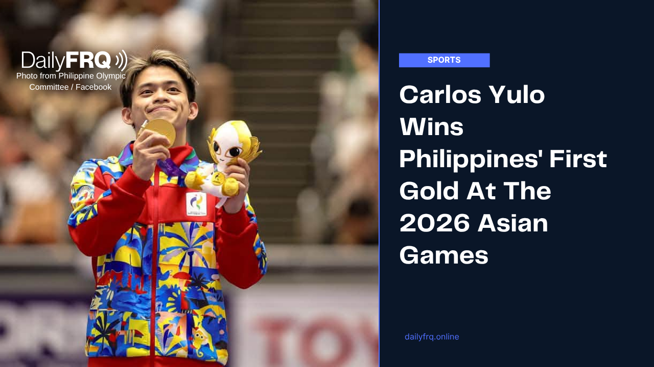 Carlos Yulo Wins Philippines’ First Gold At The 2026 Asian Games