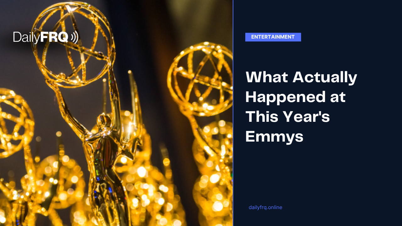 What Actually Happened at This Year’s Emmys