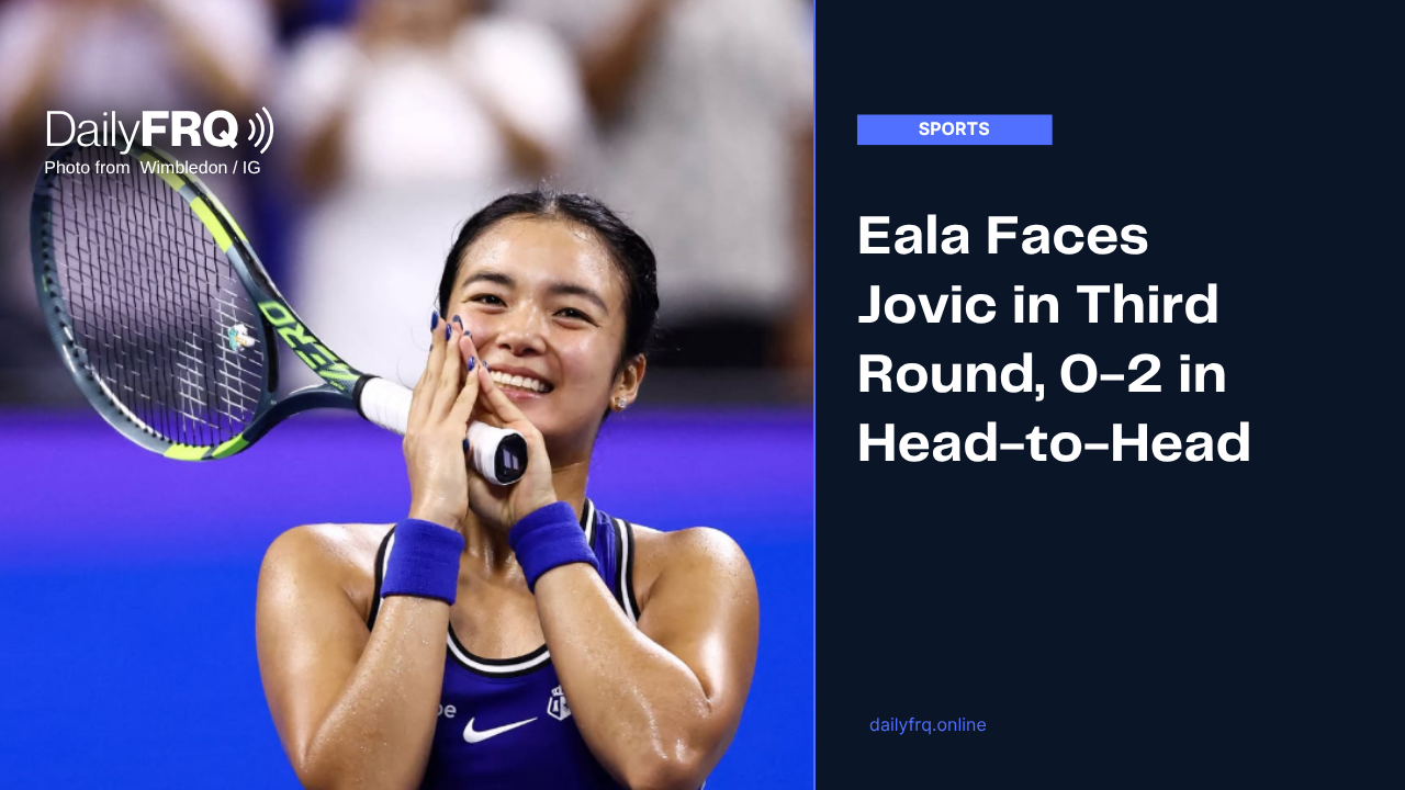 Eala Faces Jovic in Third Round, 0-2 in Head-to-Head