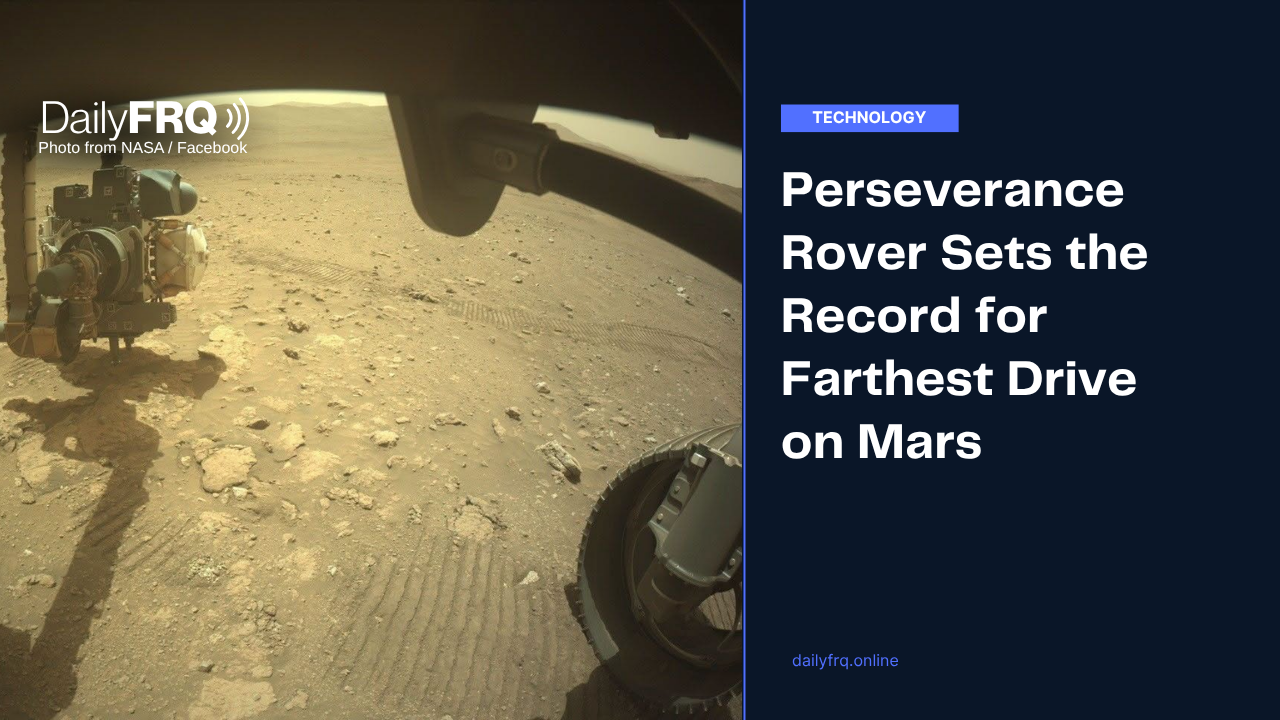Perseverance Rover Sets the Record for Farthest Drive on Mars