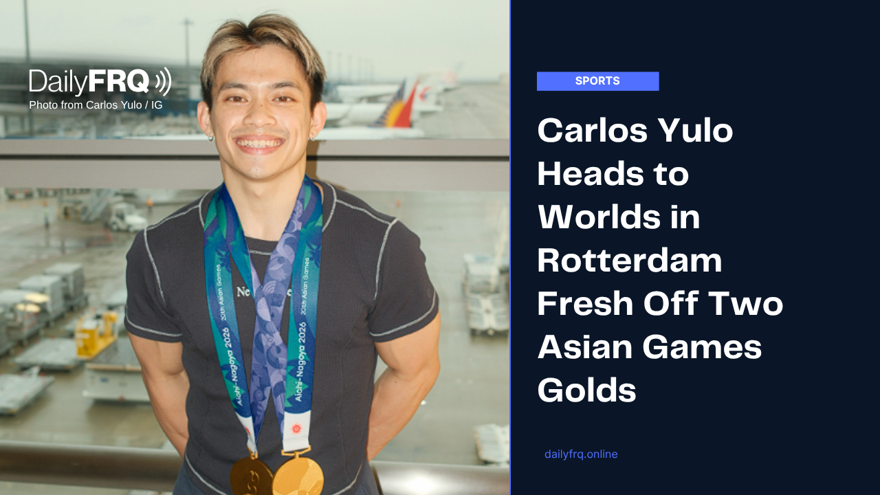 Carlos Yulo Heads to Worlds in Rotterdam Fresh Off Two Asian Games Golds