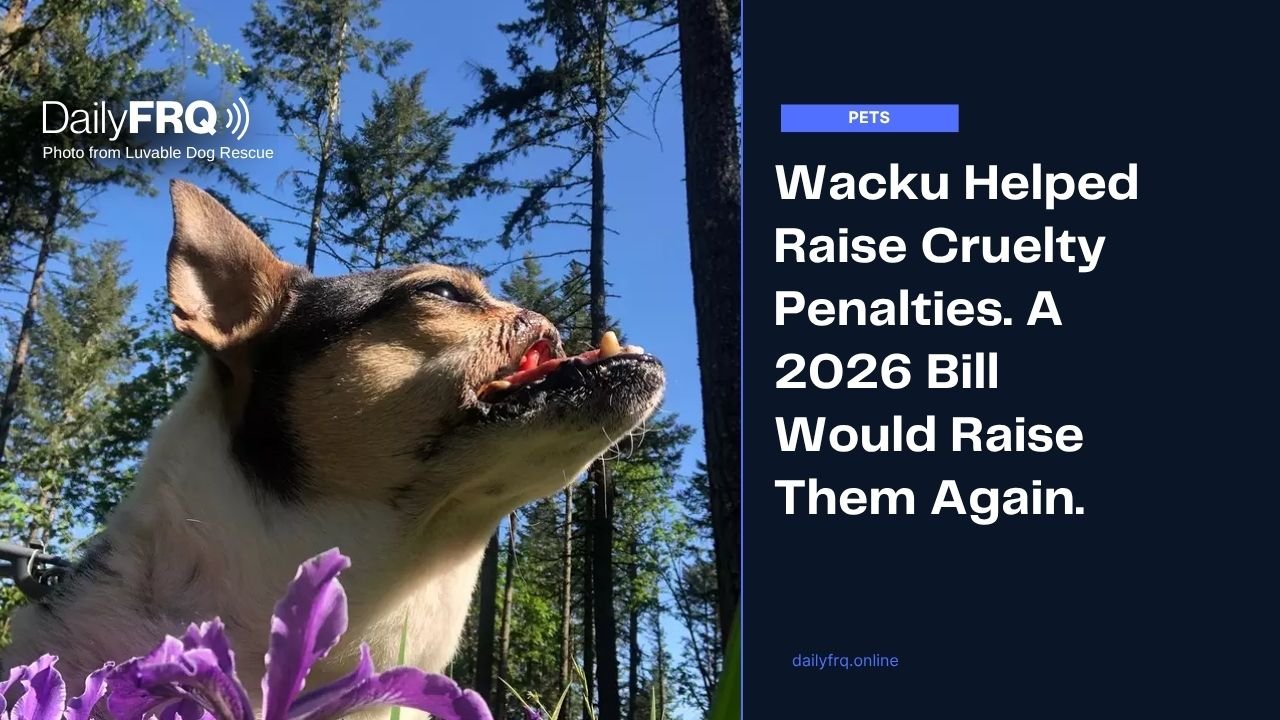 Wacku Helped Raise Cruelty Penalties. A 2026 Bill Would Raise Them Again.