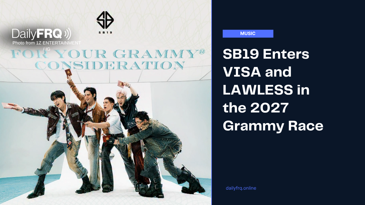 SB19 Enters VISA and LAWLESS in the 2027 Grammy Race