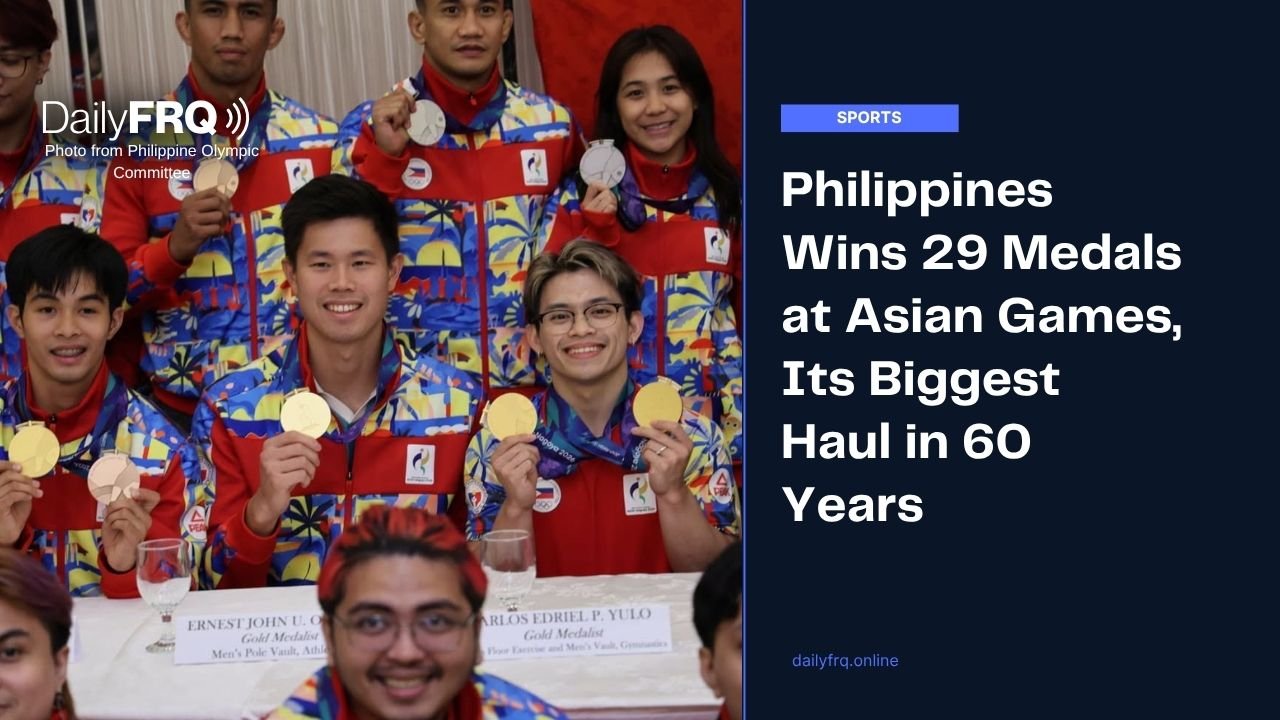 Philippines Wins 29 Medals at Asian Games, Its Biggest Haul in 60 Years